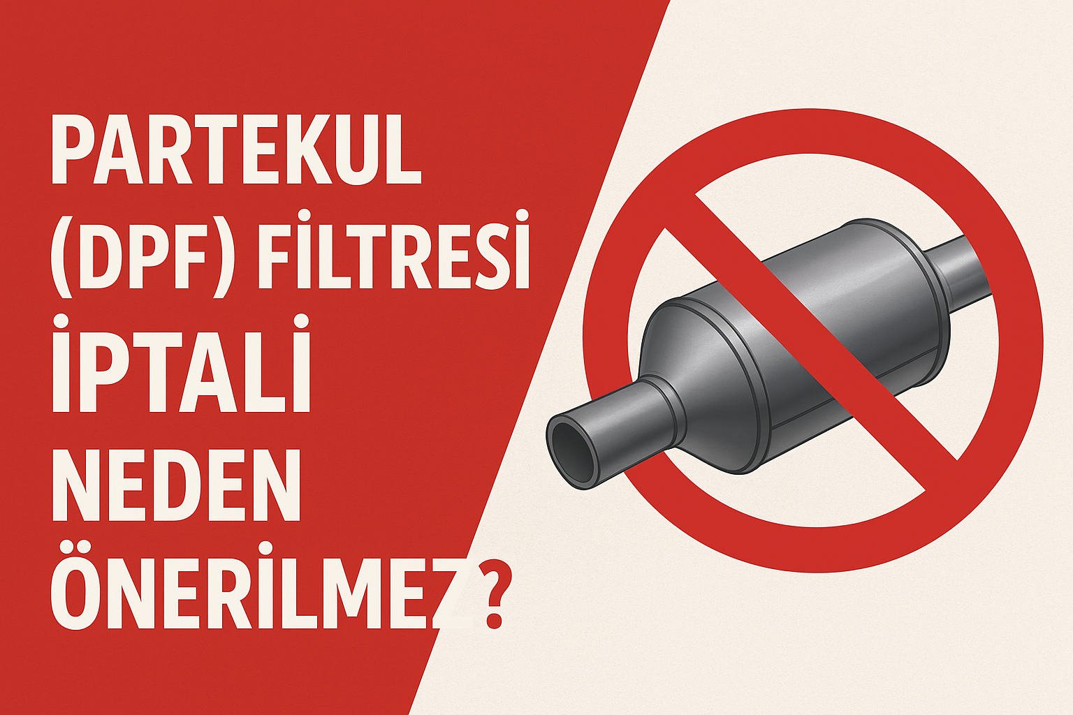 Partekül (DPF) Filtresi İptali Neden Önerilmez? – 2025 Kapsamlı Rehber - Blog yazısı kapak resmi