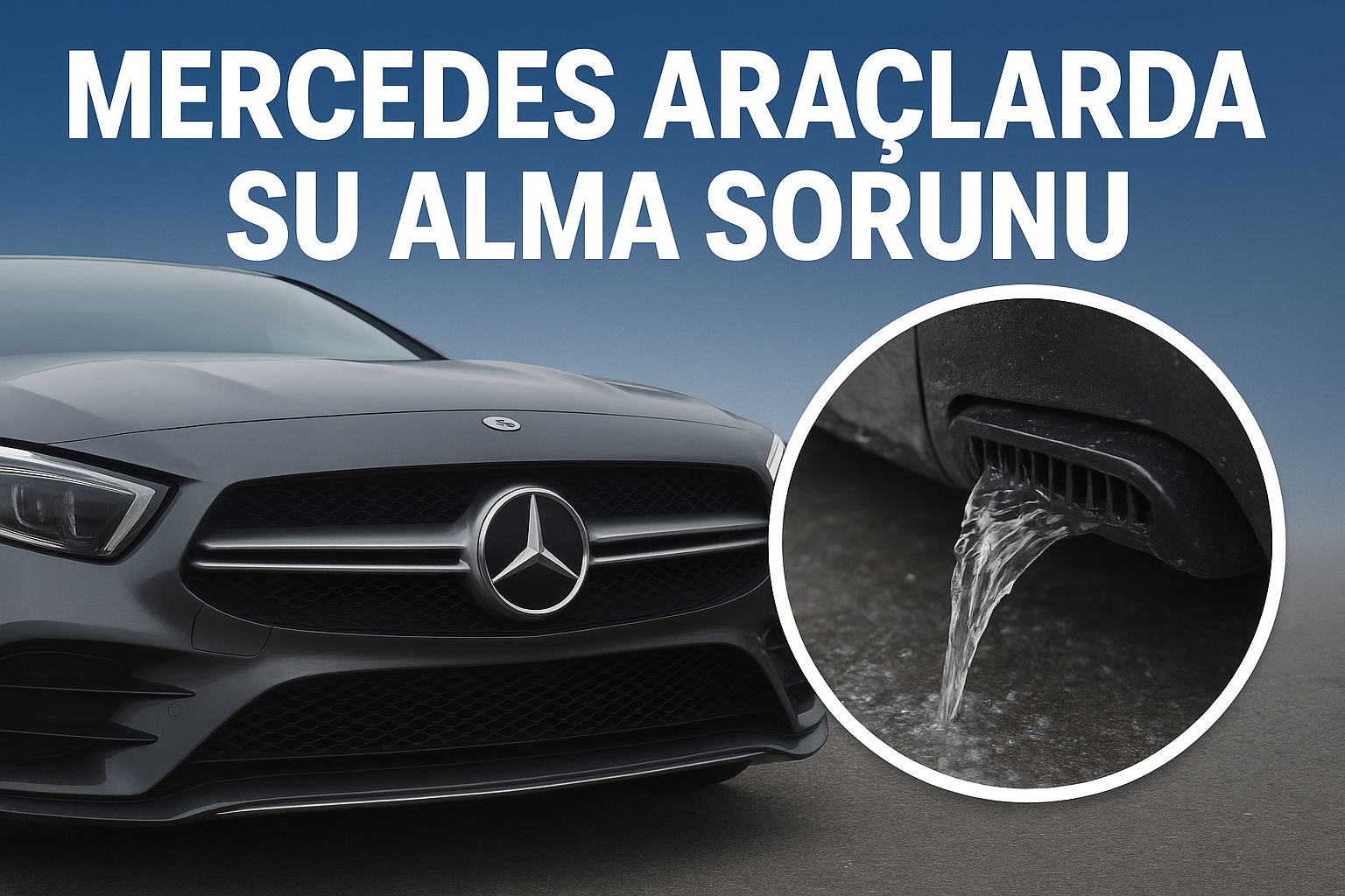 Mercedes Araçlarda Su Alma Sorunu: Tampon Hava Portları, Sunroof Giderleri ve Kapı Fitili Kaynaklı Çözümler - Blog yazısı kapak resmi